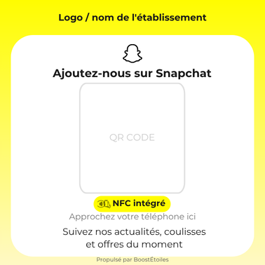 Plaque Snapchat